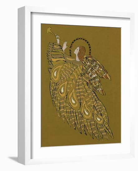 Musical Angel-Gillian Lawson-Framed Giclee Print