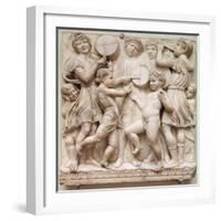 Musical Angels, Relief from the Cantoria, c.1432-38-Luca Della Robbia-Framed Giclee Print