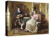 Musical Attentions-Emil Brack-Stretched Canvas