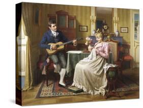 Musical Attentions-Emil Brack-Stretched Canvas