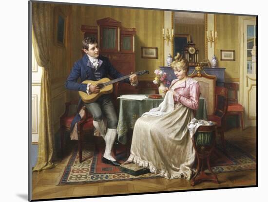 Musical Attentions-Emil Brack-Mounted Giclee Print