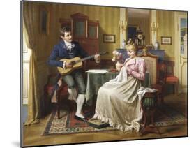 Musical Attentions-Emil Brack-Mounted Giclee Print