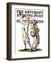 "Musical Clowns," Saturday Evening Post Cover, August 10, 1929-Alan Foster-Framed Giclee Print