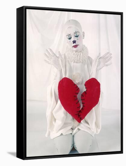 Musical Comedy Star Gwen Verdon in Costume of Harlequin-Eliot Elisofon-Framed Stretched Canvas