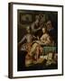 Musical Company-Rembrandt van Rijn-Framed Art Print