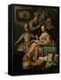 Musical Company-Rembrandt van Rijn-Framed Stretched Canvas