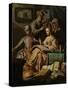 Musical Company-Rembrandt van Rijn-Stretched Canvas