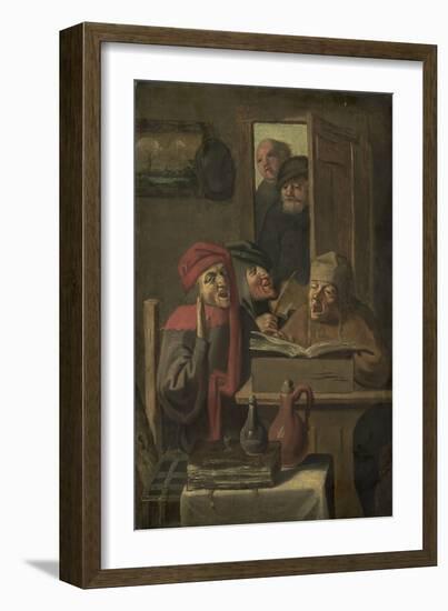 Musical Company-Adriaen Brouwer-Framed Art Print