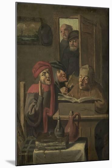 Musical Company-Adriaen Brouwer-Mounted Art Print