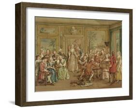 Musical Conversation, C.1760-Marcellus the Younger Laroon-Framed Giclee Print