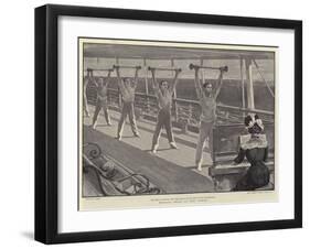 Musical Drill on the Ophir-William Small-Framed Giclee Print