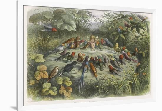 Musical Elf Teaches the Young Birds to Sing-Richard Doyle-Framed Photographic Print