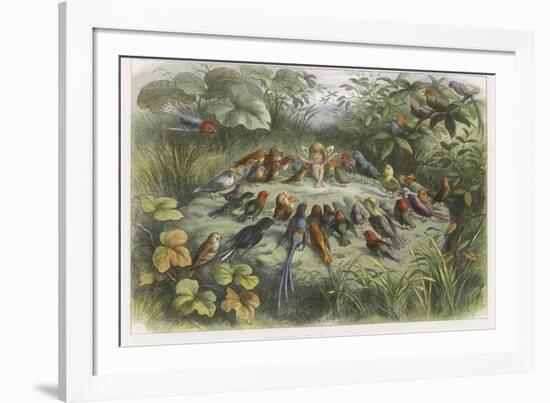 Musical Elf Teaches the Young Birds to Sing-Richard Doyle-Framed Photographic Print