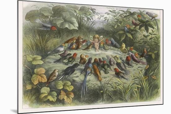 Musical Elf Teaches the Young Birds to Sing-Richard Doyle-Mounted Photographic Print