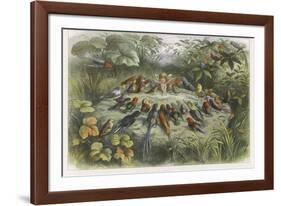 Musical Elf Teaches the Young Birds to Sing-Richard Doyle-Framed Photographic Print