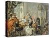 Musical Entertainment-Johann Georg Platzer-Stretched Canvas