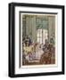 Musical Evening Chez Teresa Cornelys Italian Singer and Theatre Director in London-Auguste Leroux-Framed Art Print