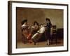 Musical Evening, Early 17th Century-null-Framed Giclee Print