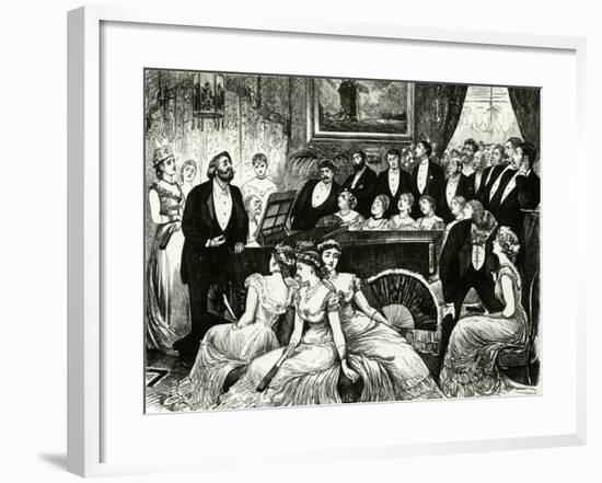 Musical Evening-null-Framed Giclee Print