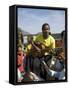 Musical Event at Local School in the Volcanic Caldera, Fogo (Fire), Cape Verde Islands, Africa-R H Productions-Framed Stretched Canvas