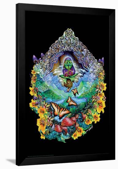 Musical Frog-Mike DuBois-Framed Blacklight Poster