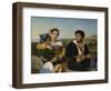 Musical Group, 1821 (Oil on Canvas)-Francois Joseph Navez-Framed Giclee Print