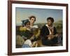 Musical Group, 1821 (Oil on Canvas)-Francois Joseph Navez-Framed Giclee Print