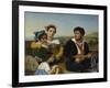 Musical Group, 1821 (Oil on Canvas)-Francois Joseph Navez-Framed Giclee Print