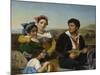 Musical Group, 1821 (Oil on Canvas)-Francois Joseph Navez-Mounted Giclee Print