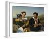 Musical Group, 1821 (Oil on Canvas)-Francois Joseph Navez-Framed Giclee Print