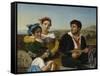 Musical Group, 1821 (Oil on Canvas)-Francois Joseph Navez-Framed Stretched Canvas