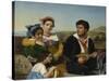 Musical Group, 1821 (Oil on Canvas)-Francois Joseph Navez-Stretched Canvas