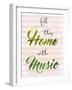 Musical Home-Marcus Prime-Framed Art Print