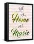 Musical Home-Marcus Prime-Framed Stretched Canvas