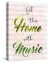 Musical Home-Marcus Prime-Stretched Canvas