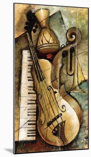 Musical II-Essud Fungcap-Mounted Art Print