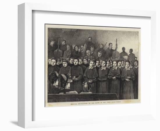 Musical Instruction of the Blind in the Paris Blind School-Sir James Dromgole Linton-Framed Giclee Print