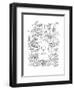 Musical Instrument Pattern 10-Neeti Goswami-Framed Art Print