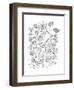 Musical Instrument Pattern 11-Neeti Goswami-Framed Art Print