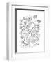 Musical Instrument Pattern 11-Neeti Goswami-Framed Art Print