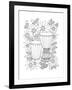 Musical Instrument Pattern 12-Neeti Goswami-Framed Art Print