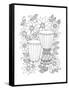 Musical Instrument Pattern 12-Neeti Goswami-Framed Stretched Canvas