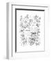 Musical Instrument Pattern 12-Neeti Goswami-Framed Art Print