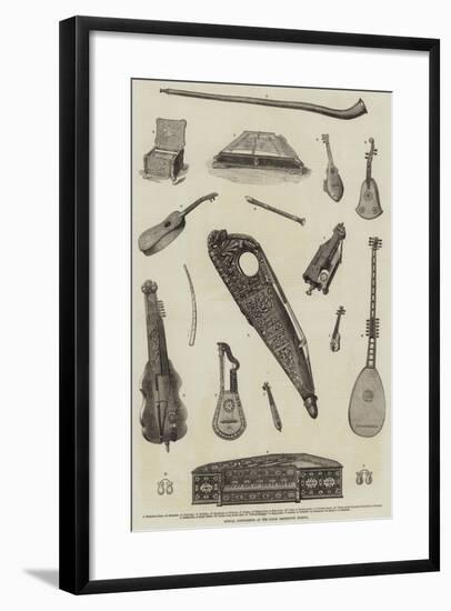 Musical Instruments at the South Kensington Museum-null-Framed Giclee Print