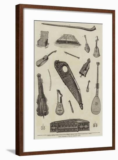 Musical Instruments at the South Kensington Museum-null-Framed Giclee Print