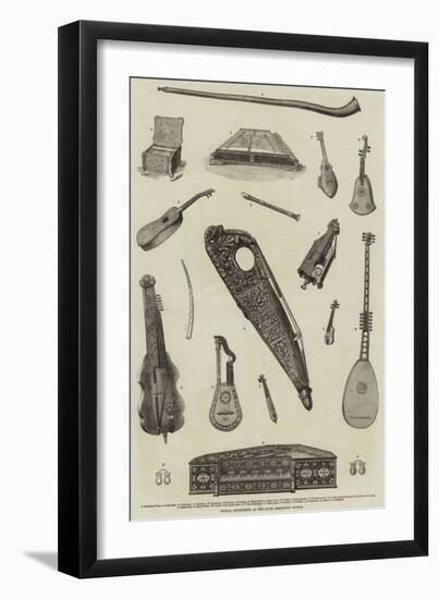 Musical Instruments at the South Kensington Museum-null-Framed Giclee Print