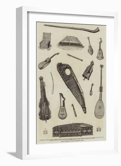 Musical Instruments at the South Kensington Museum-null-Framed Giclee Print