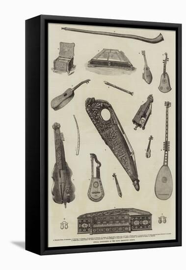 Musical Instruments at the South Kensington Museum-null-Framed Stretched Canvas