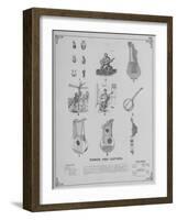 Musical Instruments - Banjos and Guitars-null-Framed Giclee Print