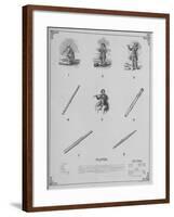 Musical Instruments - Flutes-null-Framed Giclee Print